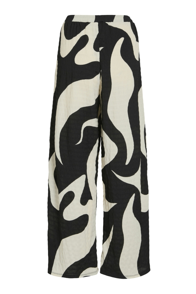 VIZEYA ZERA HW WIDE PANTS/DFS 14106998 BLACK BEAUTY/ZEBRA BIRCH